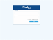 Tablet Screenshot of isimulateonline.com